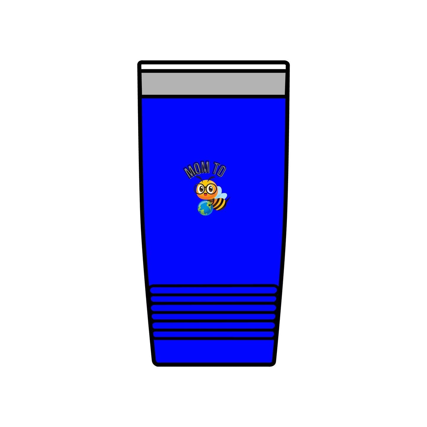 Mom To Bee Insulated Tumbler - 20oz Travel Mug for Busy Moms