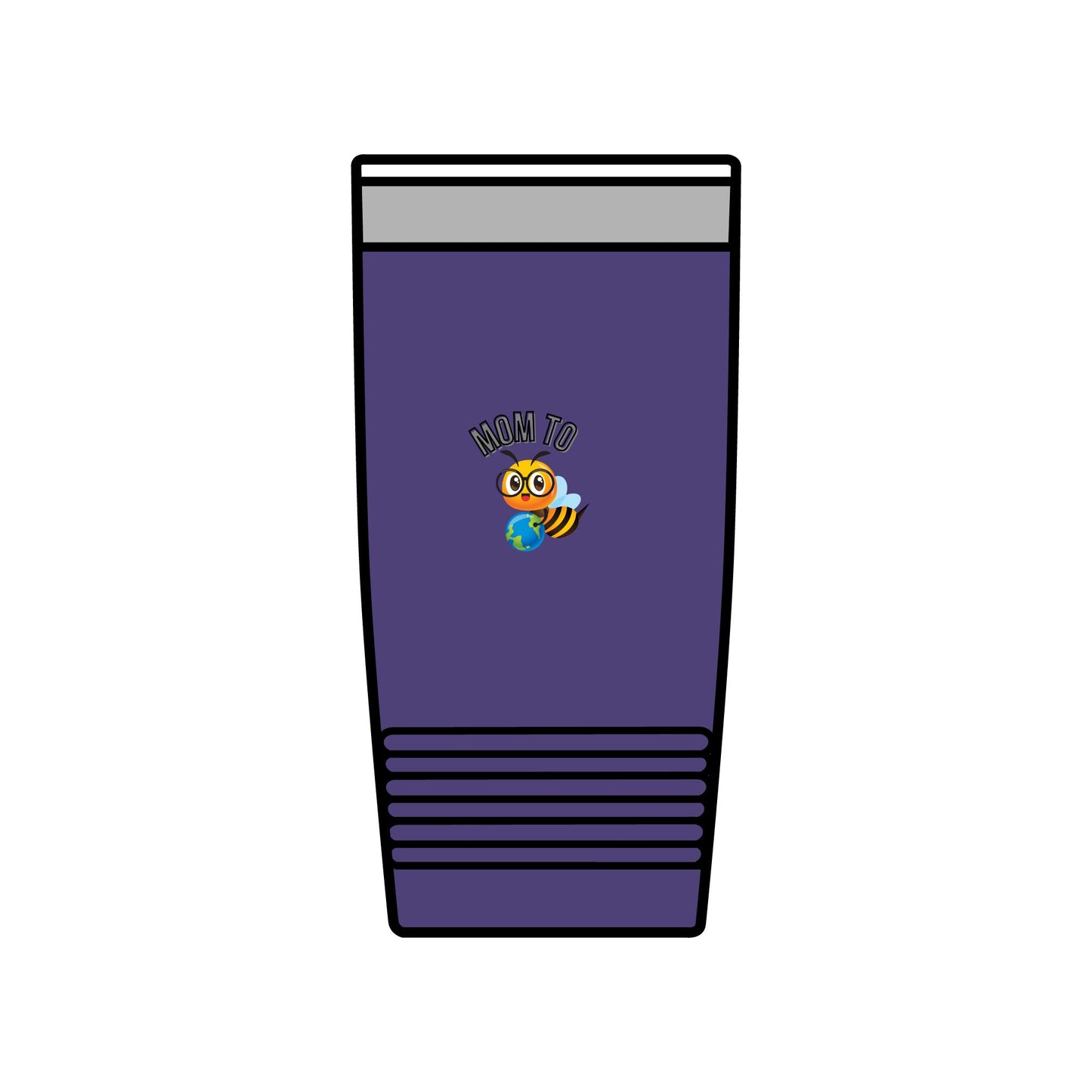 Mom To Bee Insulated Tumbler - 20oz Travel Mug for Busy Moms