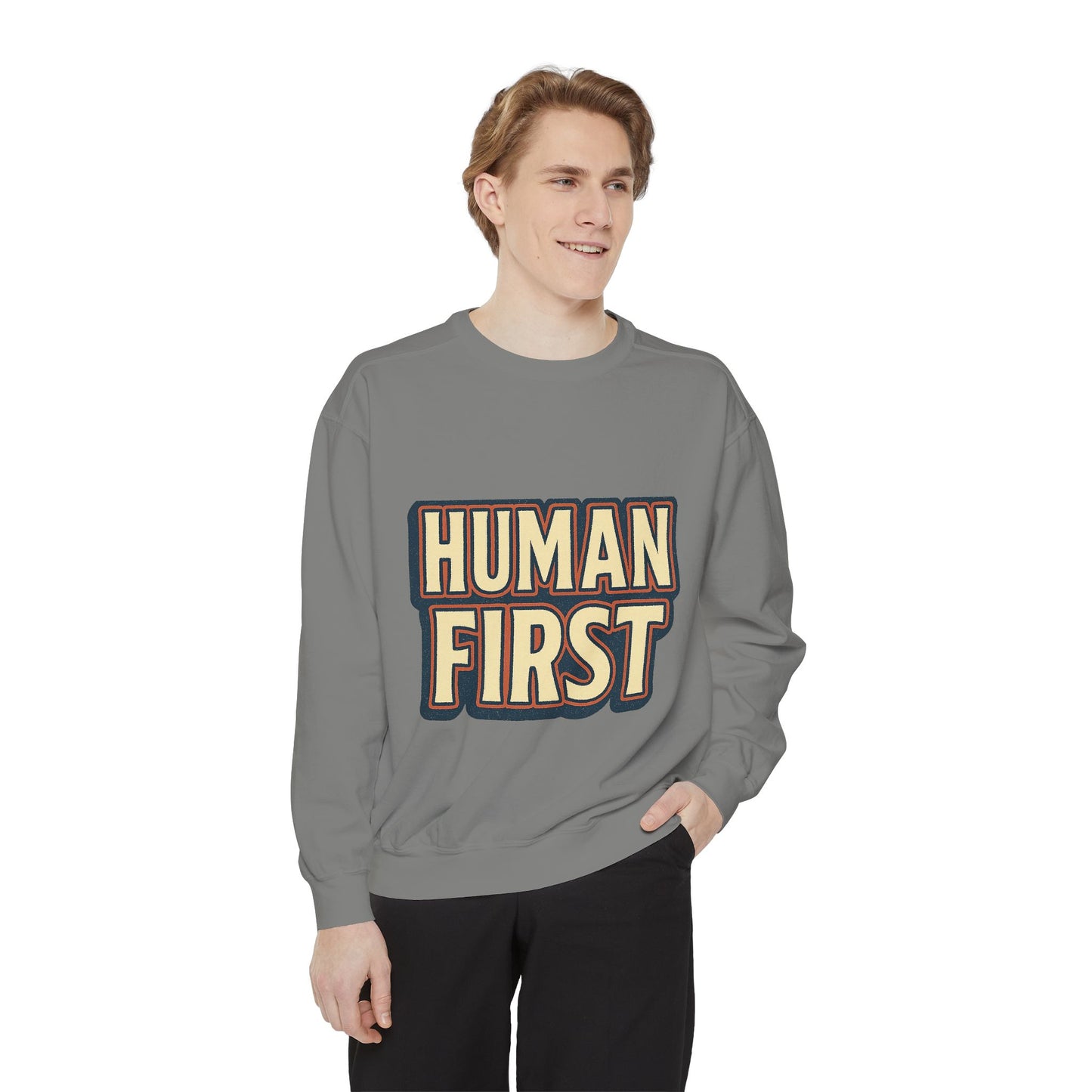 Human First Sweatshirt - Unisex